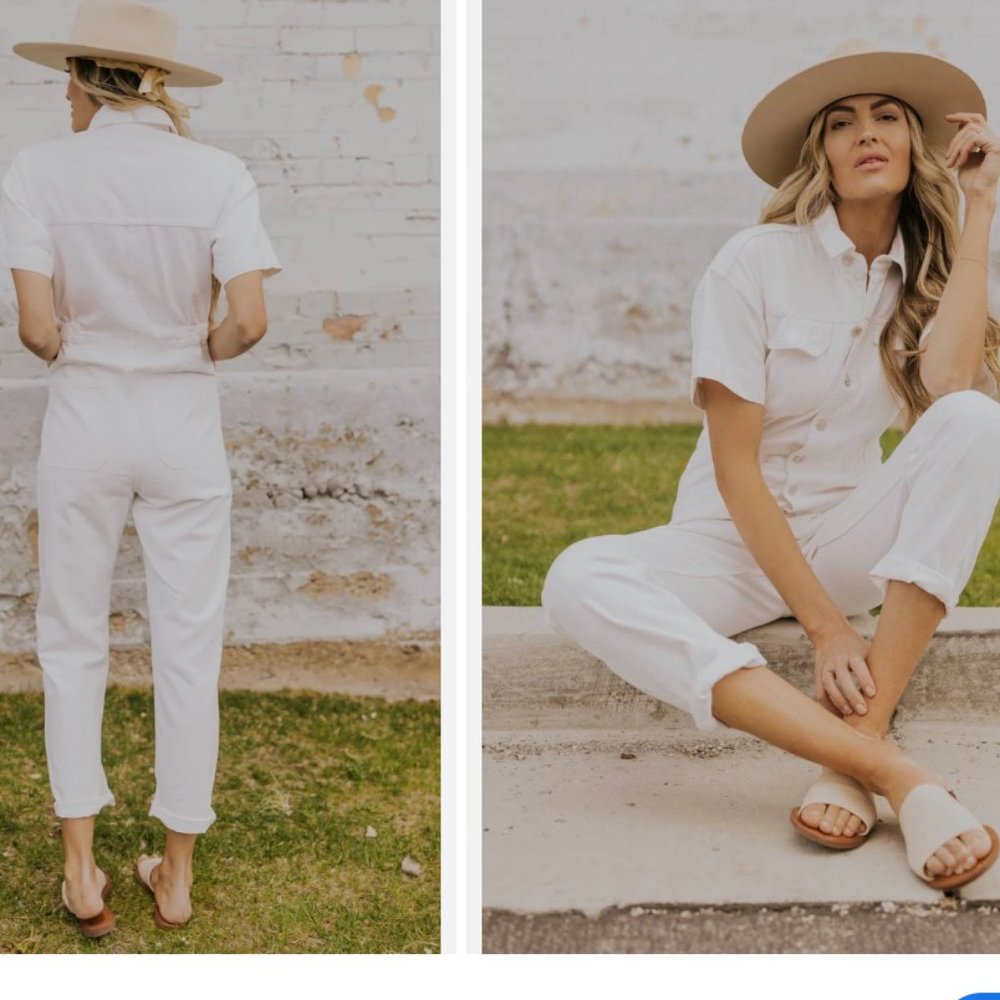 Free People Marci Coverall Overall Jumpsuit